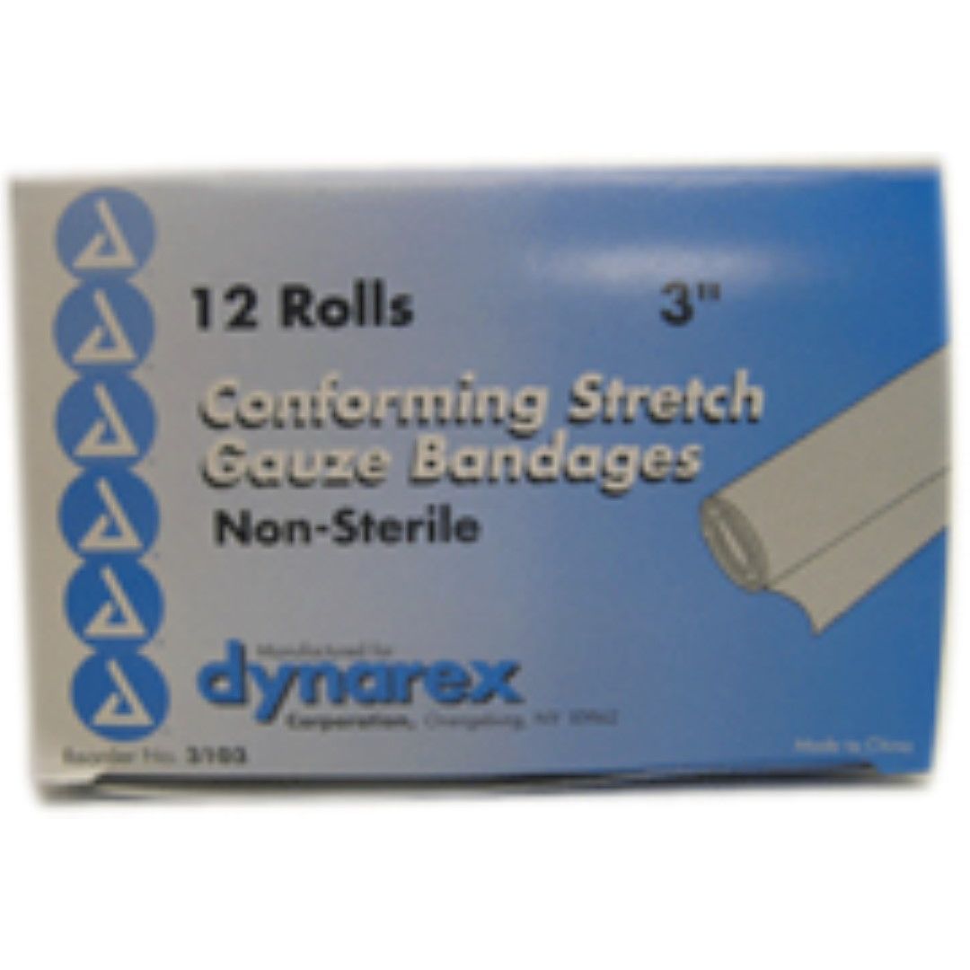 Dynarex Non Sterile Conforming Stretch Gauze Bandages