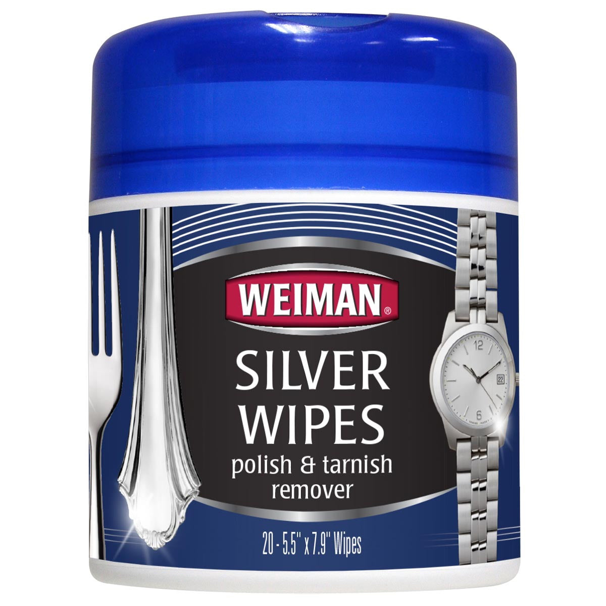 Weiman Silver Polish & Tarnish Remover Wipes - 20ct