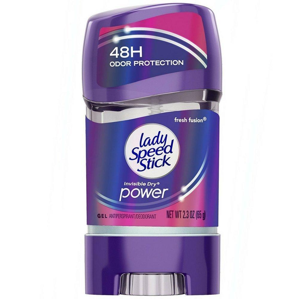 Lady Speed Stick Invisible Dry Antiperspirant/Deodorant, Power, Fresh Fusion, Gel