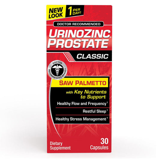 Urinozinc Prostate Classic Formula Health Supplement, 60 Capsules