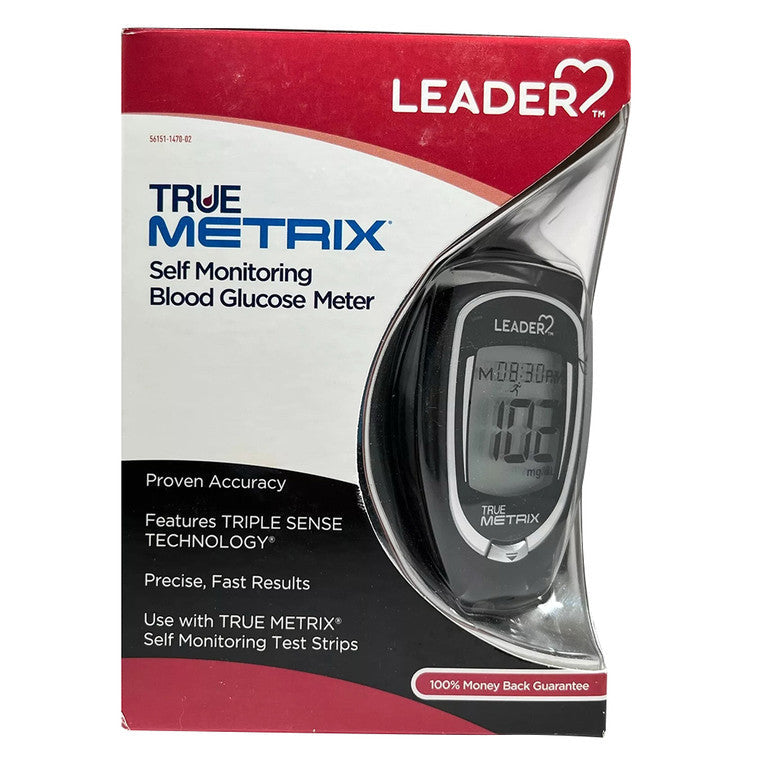 Leader Health Care True Metrix Self Monitoring Blood Glucose Meter Kit
