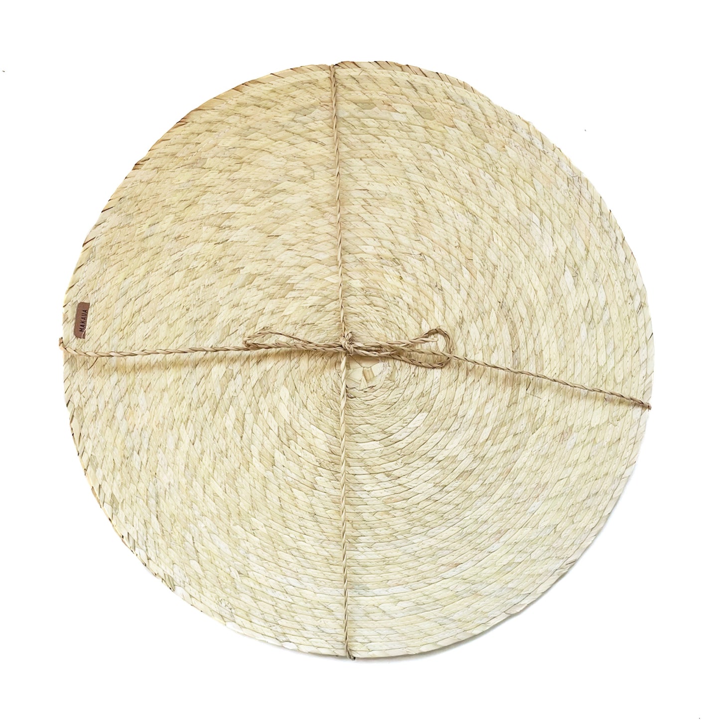 S/4 Palm Single Sided Placemat - Natural