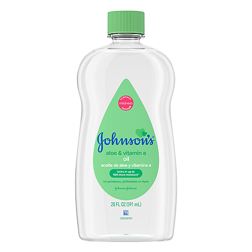 Johnson's Baby Oil Aloe Vera And Vitamin E - 20.0 Oz