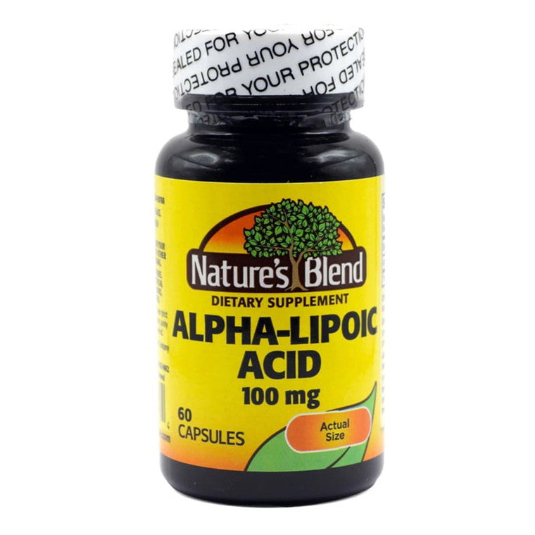 Nature's Blend S 100 Mg Alpha Lipoic Acid Capsules