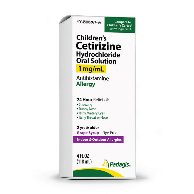 Perrigo Cetirizine Hcl 1mg Grape Flavor Solution - 4oz