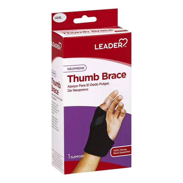 Leader Thumb Spica Support Black Large/Xlarge