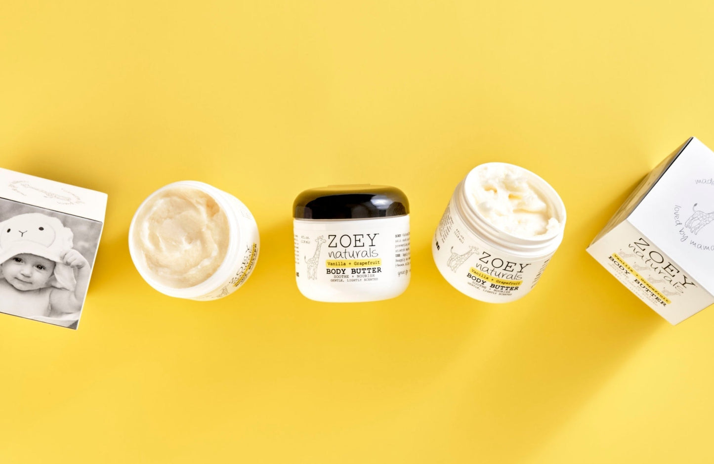 Vanilla + Grapefruit Body Butter