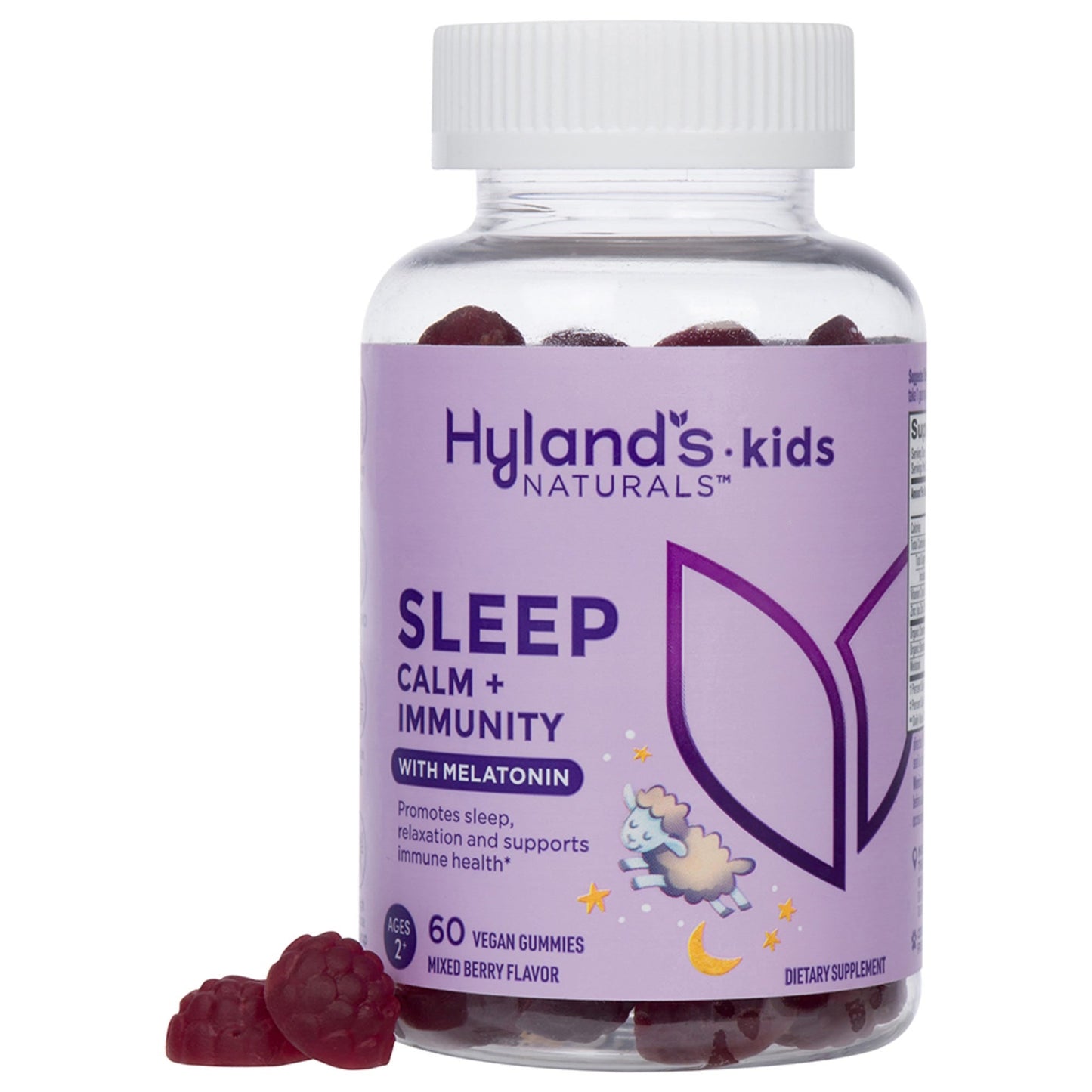 Hyland's Kids Sleep Calm + Immunity With Melatonin Gummies Mixed Berry