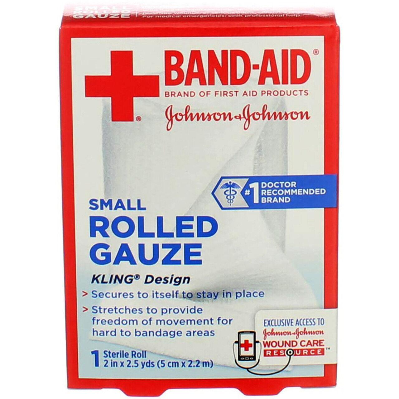 Band-Aid First Product Flexible Rolled Gauze