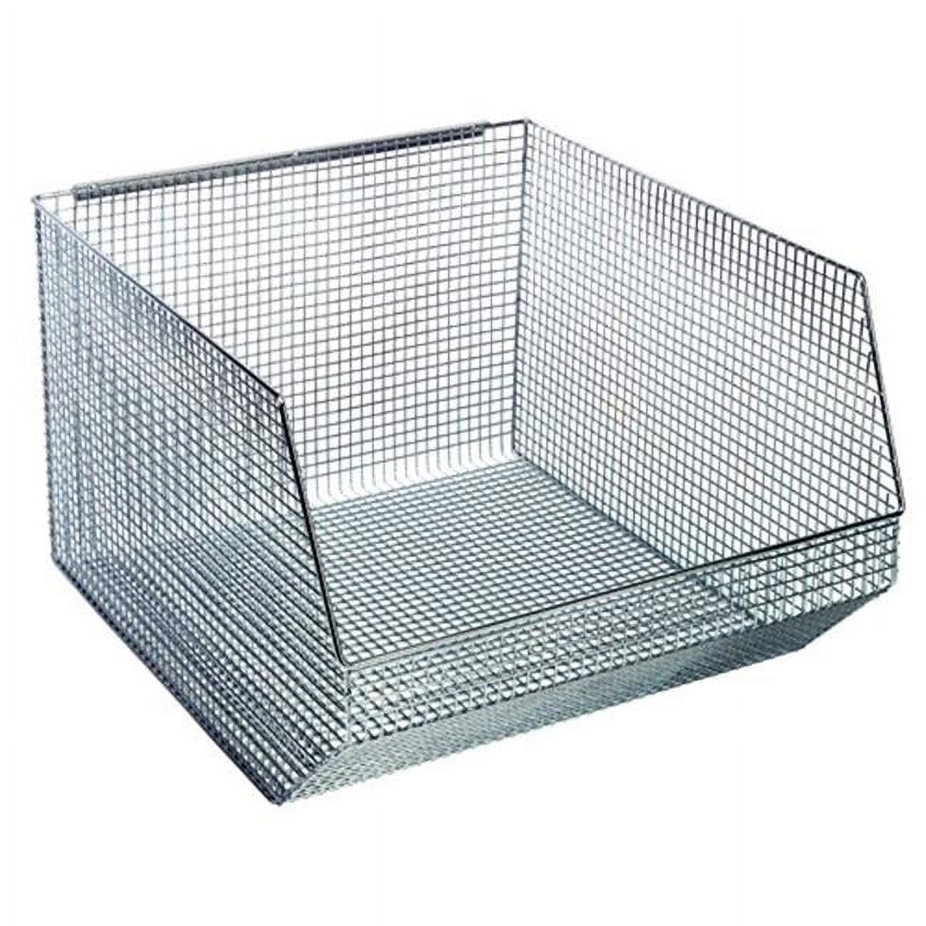 Quantum Storage Systems Chrome Wire Mesh Stack & Hang Bins