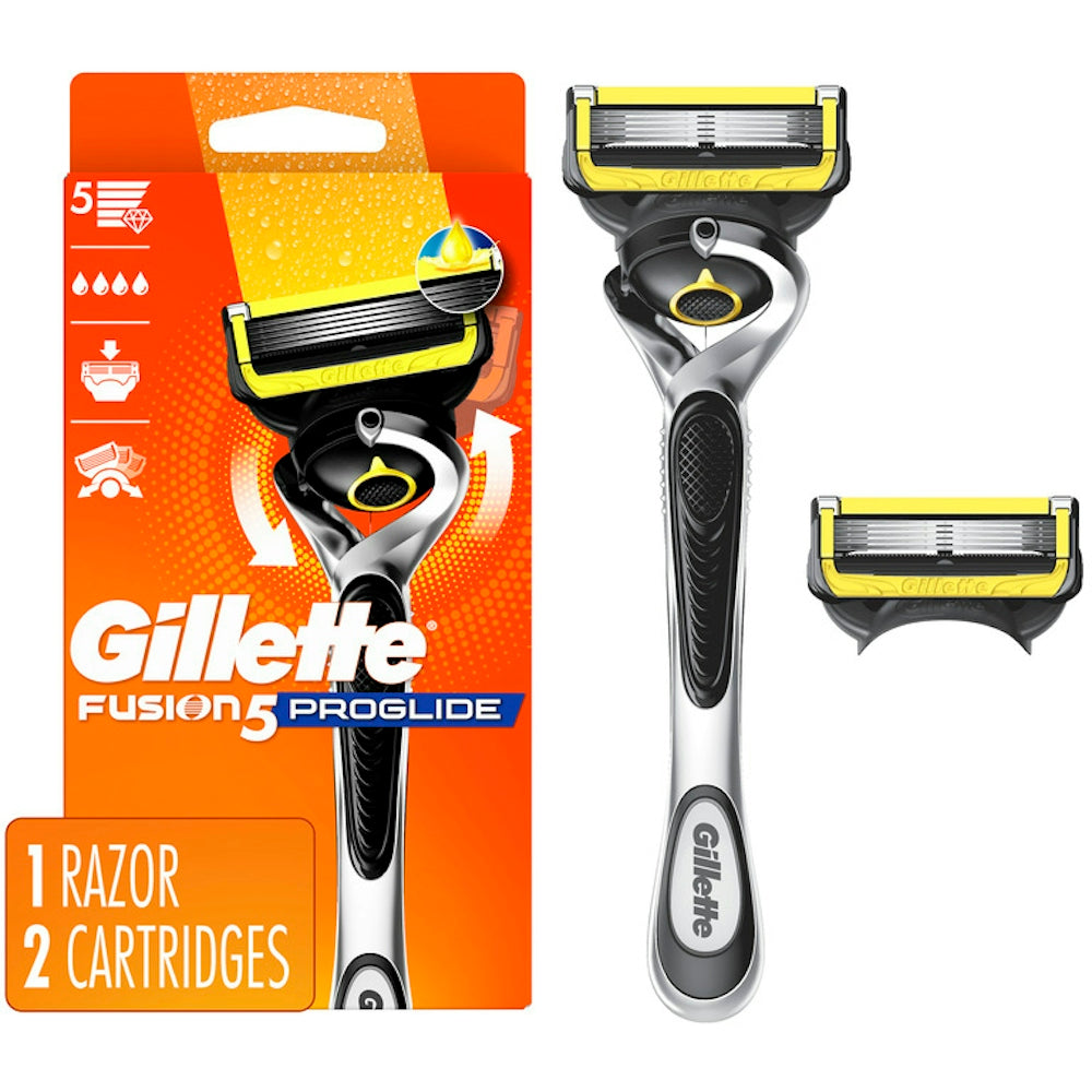 Gillette ProGlide Shield Men’s Razor Handle + 2 Blade Refills