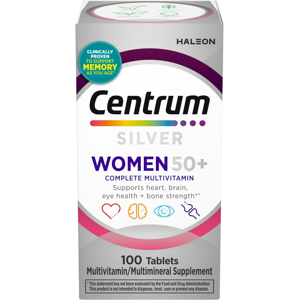 Centrum Silver Women 50 Plus Multivitamin And Multimineral Supplement Tablets