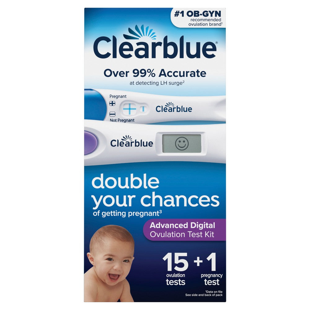 Clearblue Advanced Digital Ovulation Test Kit