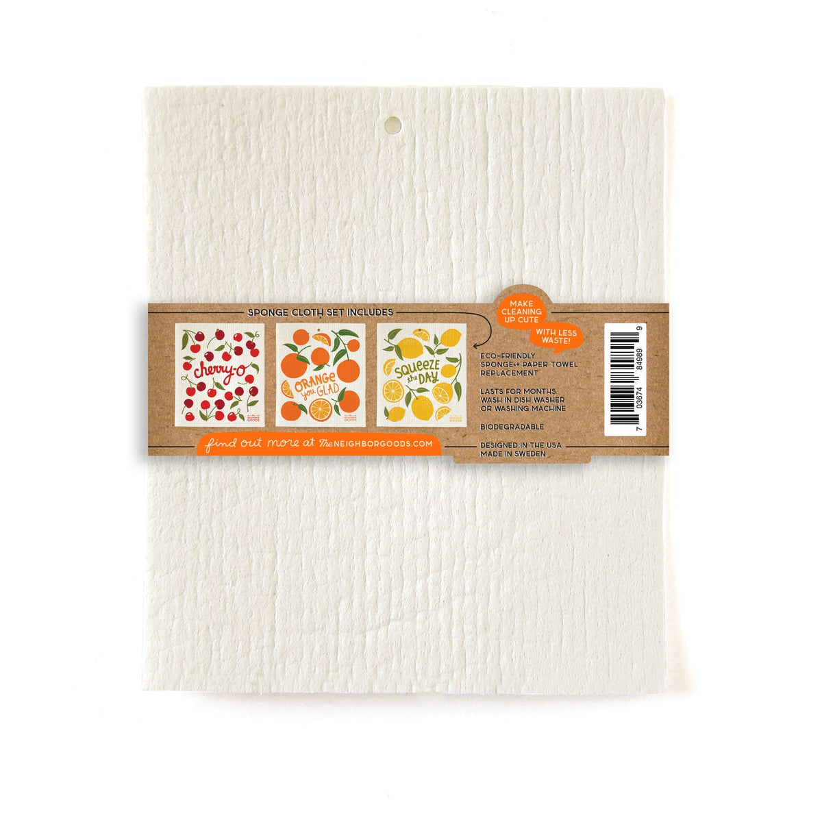 Fruit Stand - Sponge Cloth SET OF 3 - Osadia Concept Store