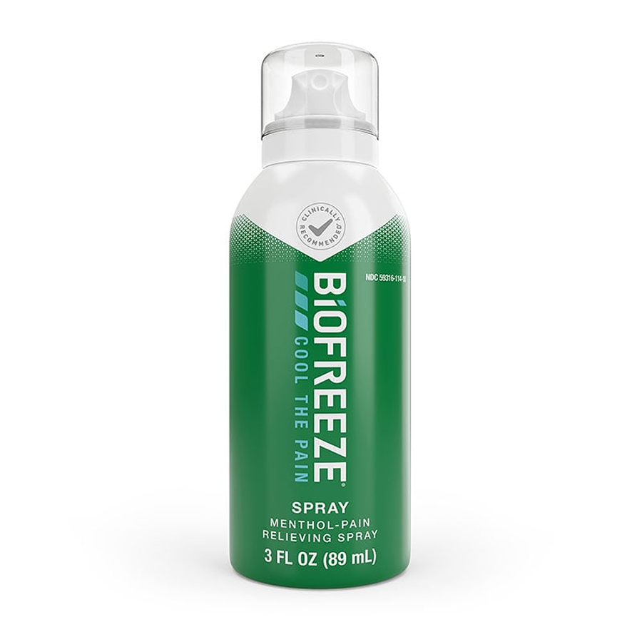Biofreeze Menthol Pain Relief Spray 3 Fl Oz