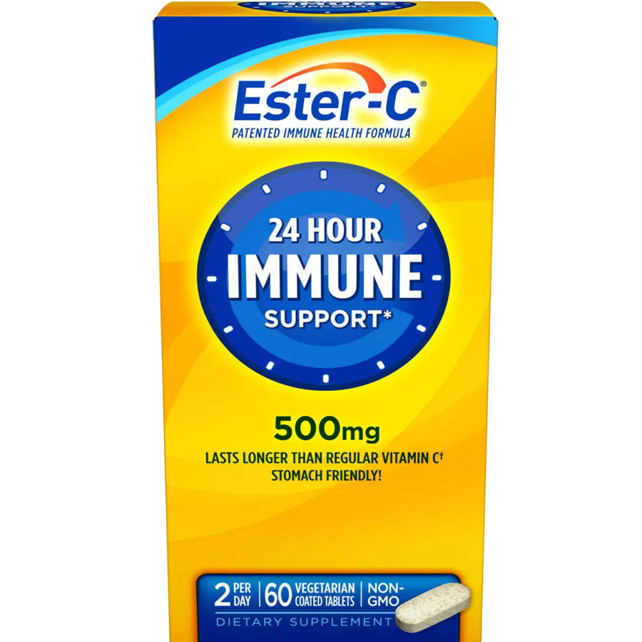 Ester-C Immune Support, 24 Hour, 500 Mg, Vegetarian Coated Tablets