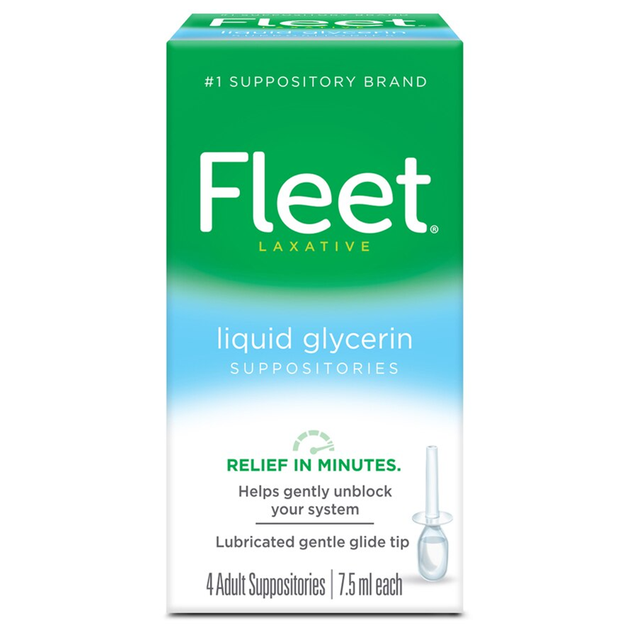 Fleet 7.5 Ml Liquid Glycerin Laxative Suppositories, Adult