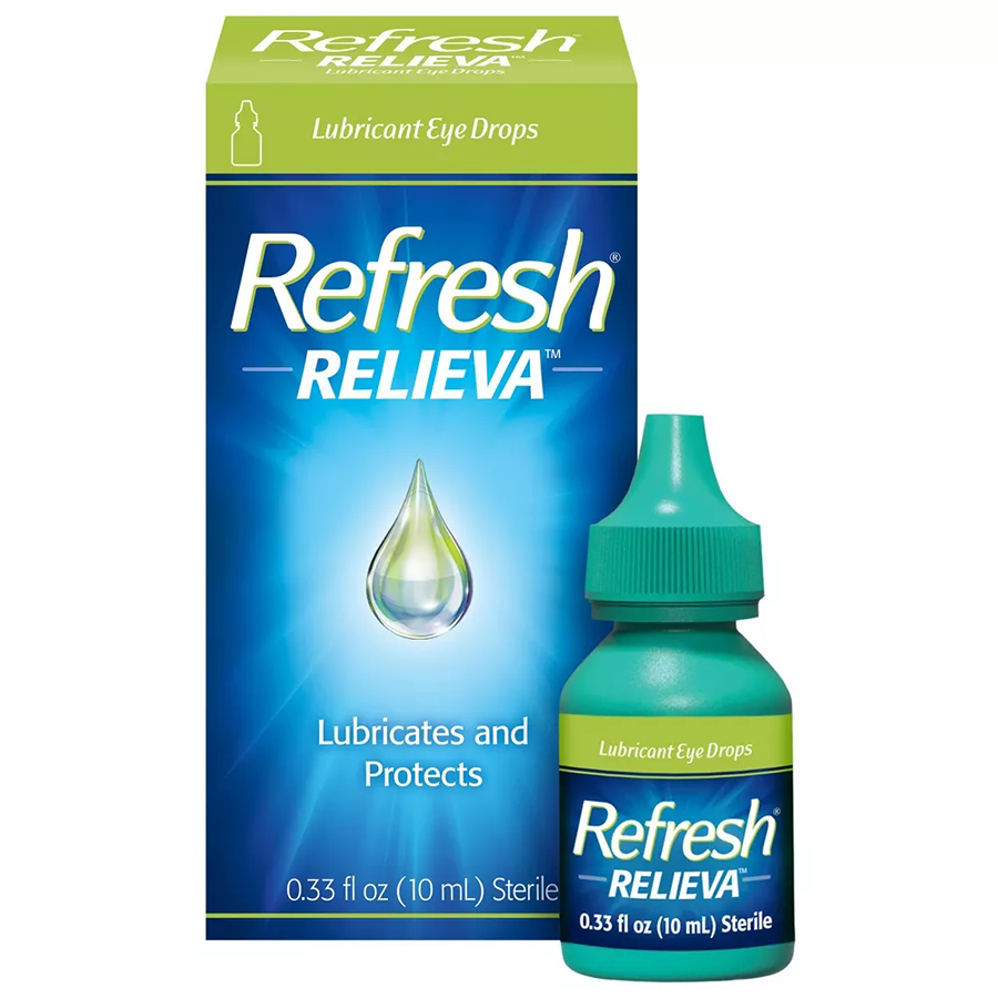 Refresh Relieva Lubricant Eye Drops Preserved Tears - 0.33 Fl Oz