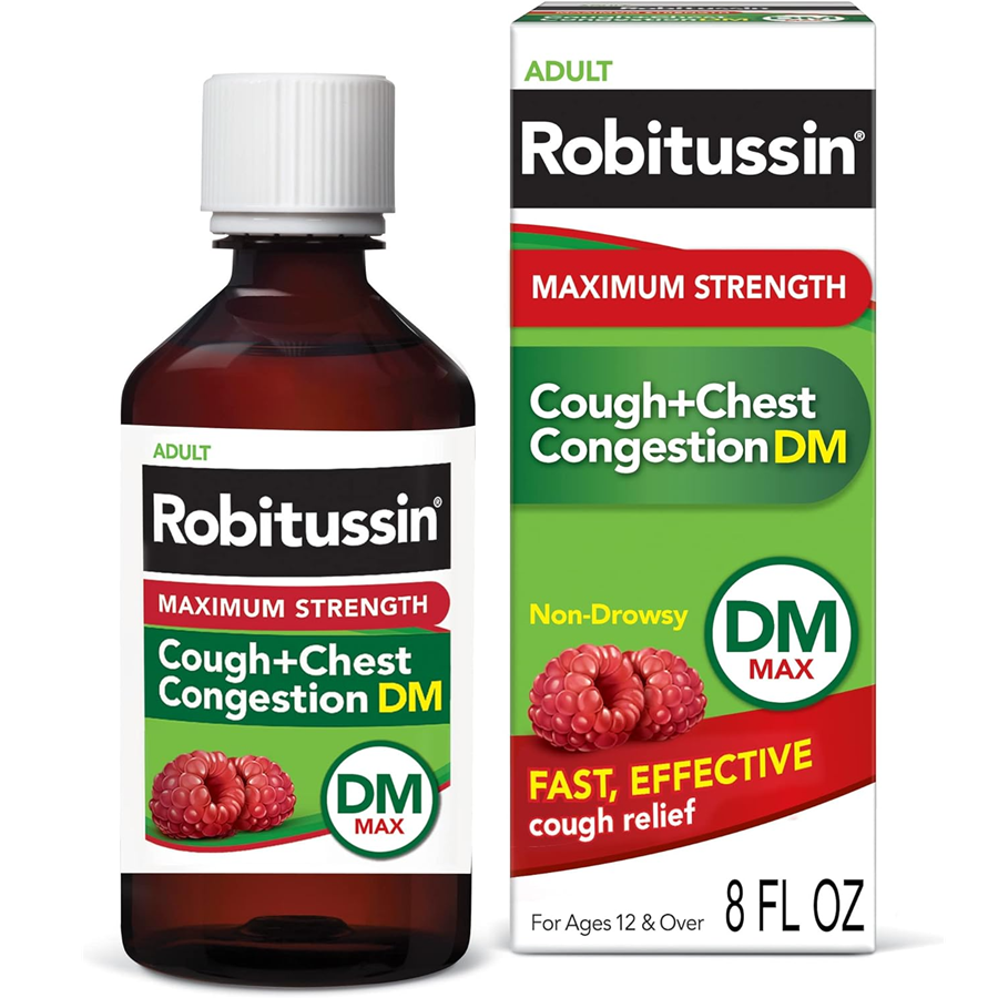 Robitussin Adult Cough & Chest DM Non Drowsy, 8 Fl Oz