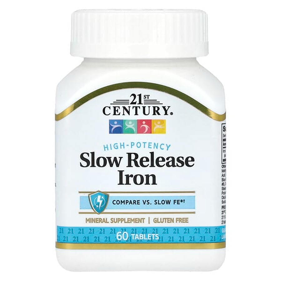 21st Century Iron, Slow Release, Tablets