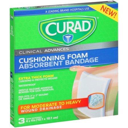 Curad Cushioning Foam Absorbent Bandage