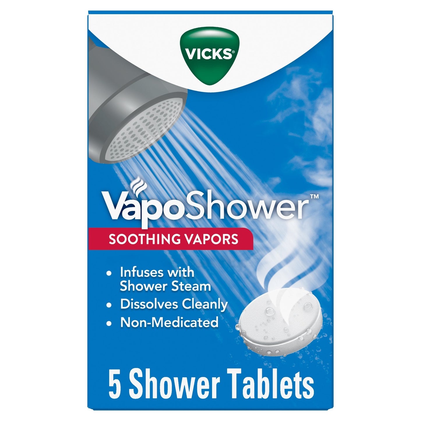 Vicks Vaposhower Soothing Vapors, Shower Tablets