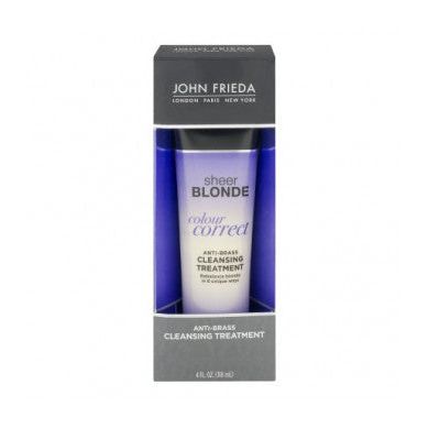 John Frieda Pura Rubia Corregir El Color De Anti-Latón Tratamiento De 4 Oz (Pack De 4)