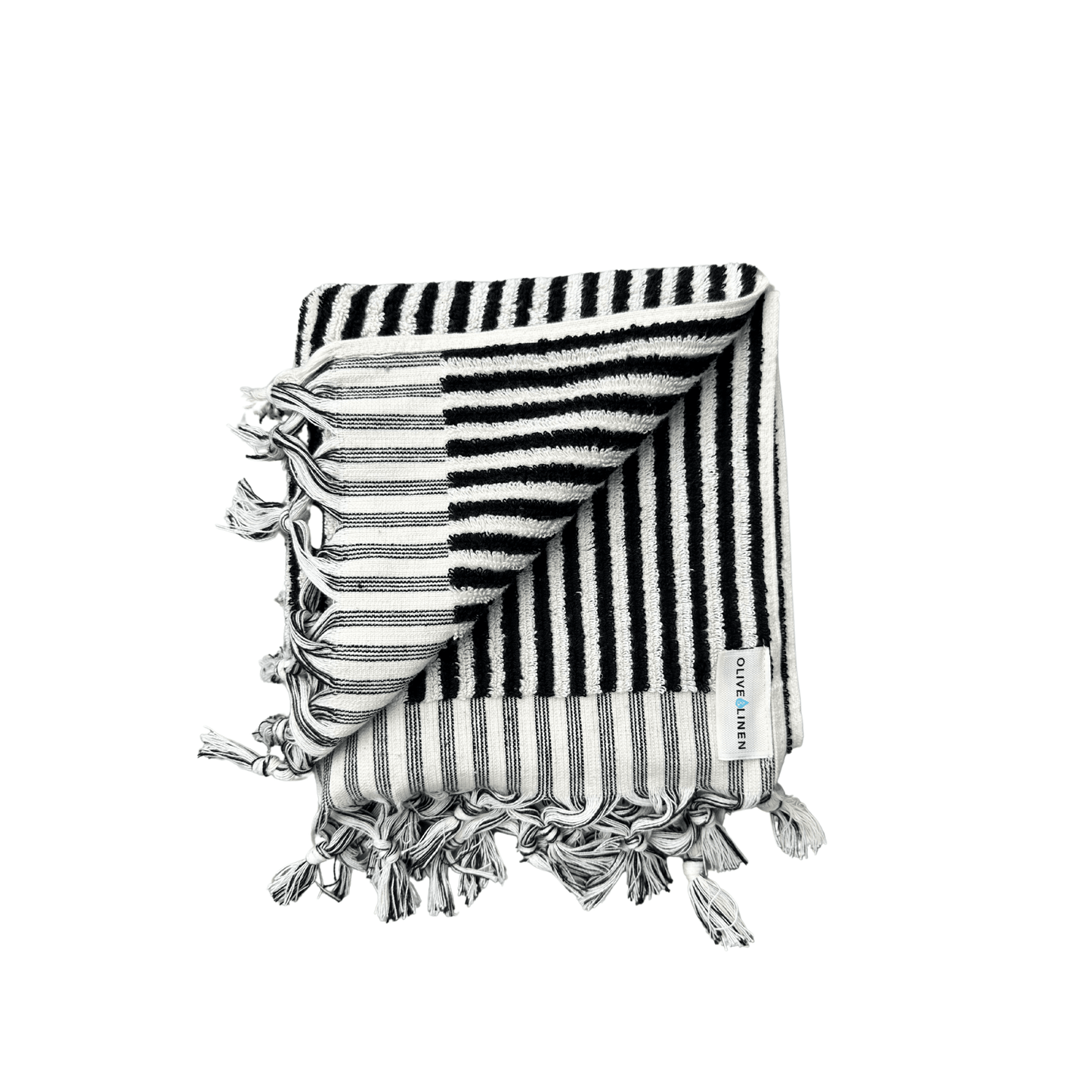 Striped Terry Hand Towel Bundle