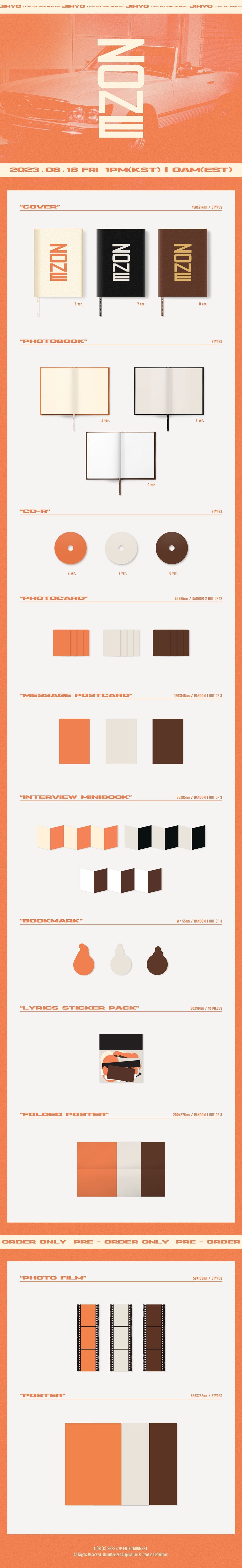 Twice Jihyo 1st Mini Album - Zone