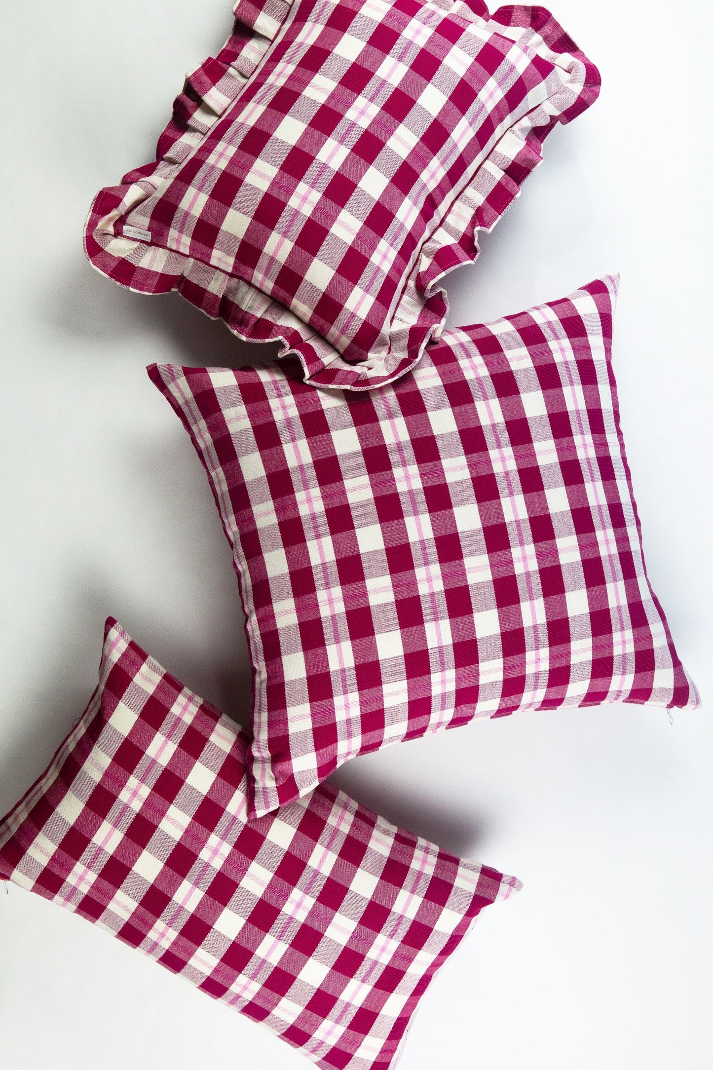 Archive NY Abigail Plaid Square Pillow