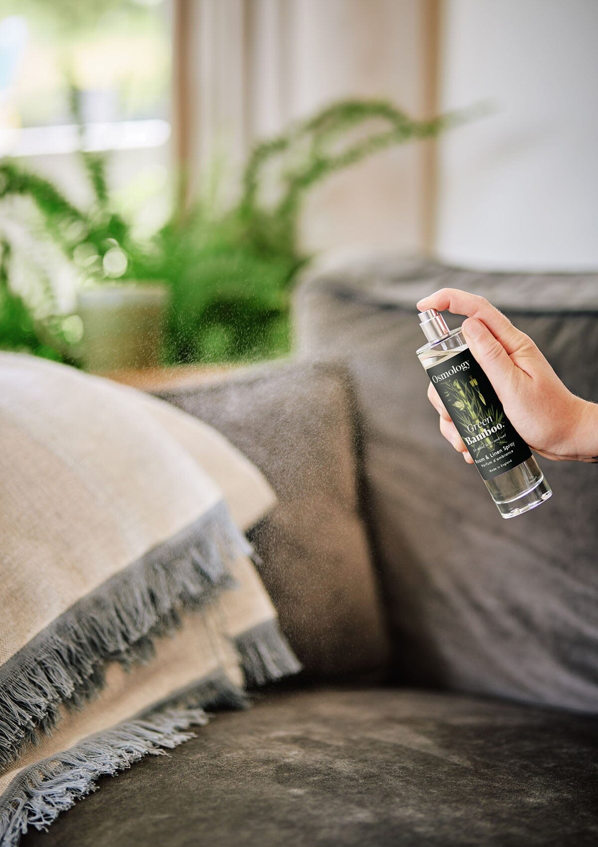 Green Bamboo Room Spray - Cypress Patchouli and Orange