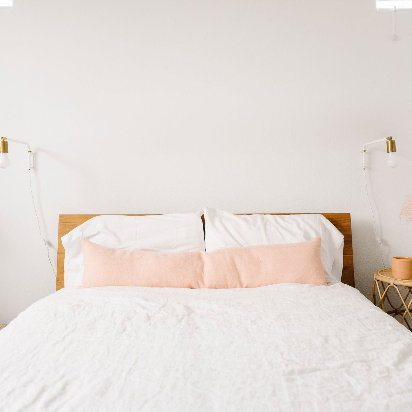 Stonewashed Linen Duvet Cover - White