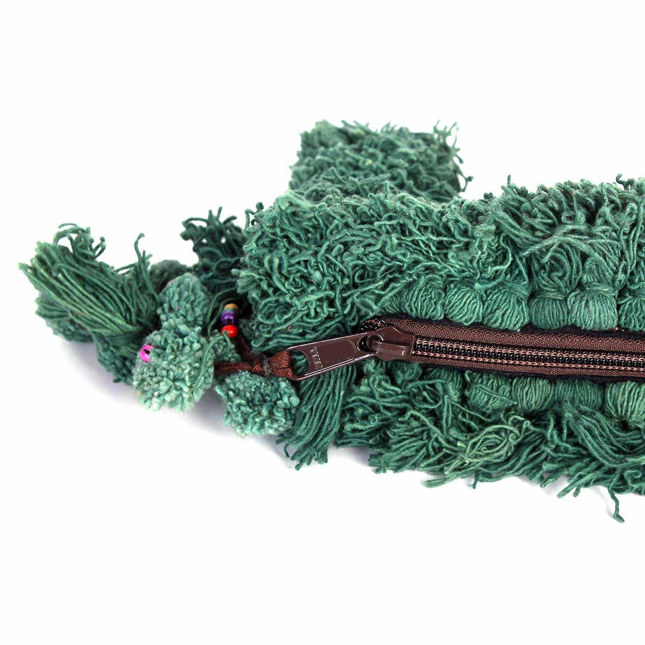 Hmong Textile Upcycled Jacket Sleeve Clutch Bag- Thailand