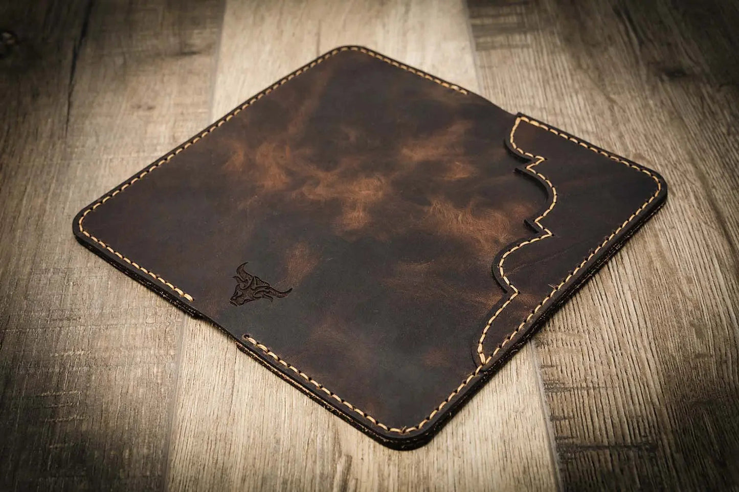Western Long Wallet - Walnut Brown