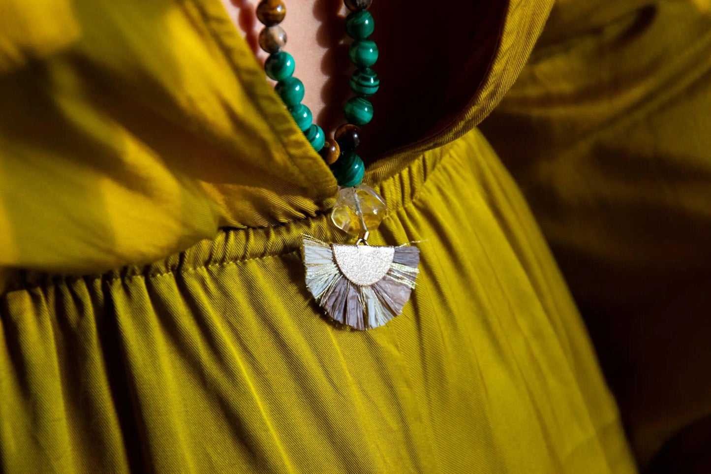 Celestial Mala Beaded Necklace