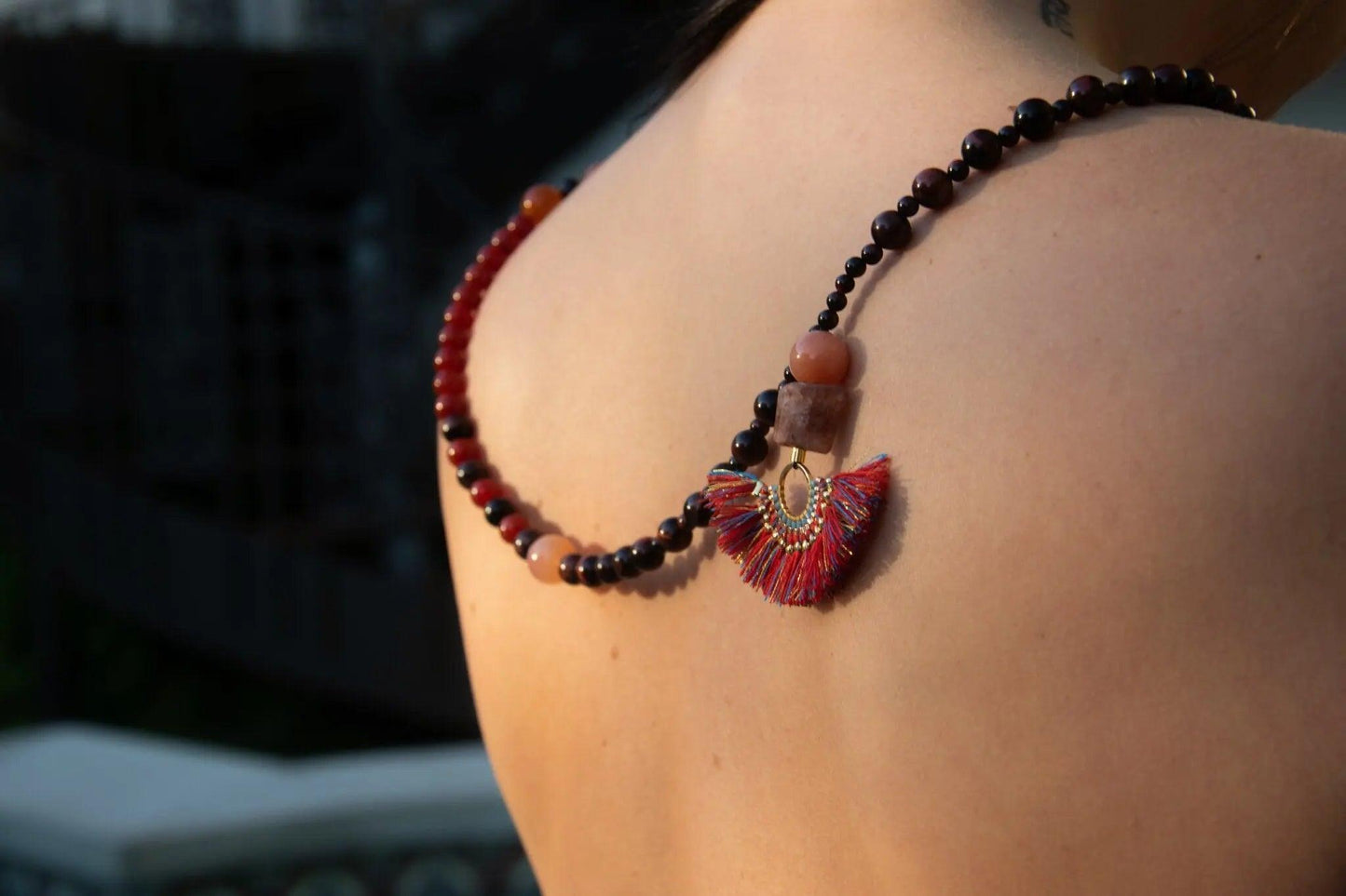 Astral Mala Beaded Necklace