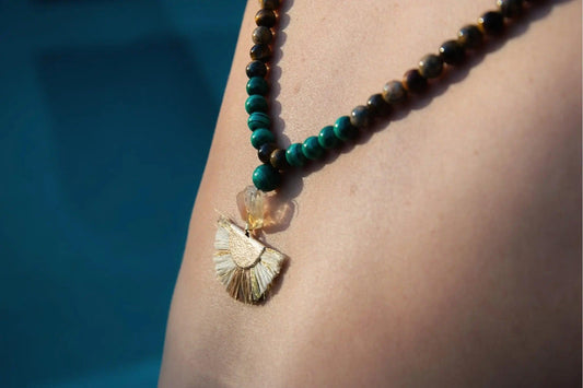 Celestial Mala Beaded Necklace
