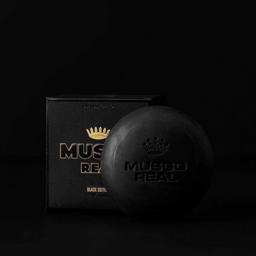 Musgo Real Solid Shampoo Bar Black Edition 130g
