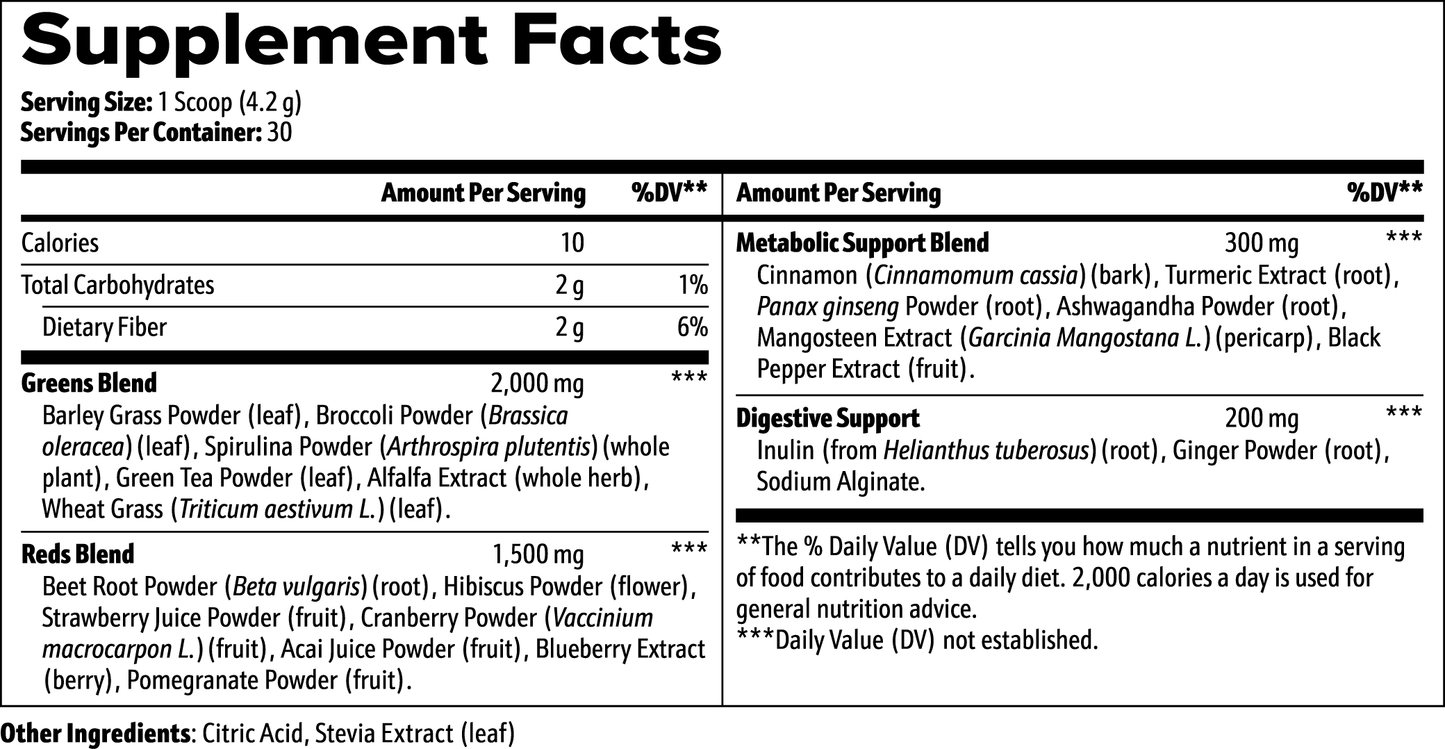 Goiteia Greens Superfood 4.44 Oz (126 g) - Osadia Concept Store