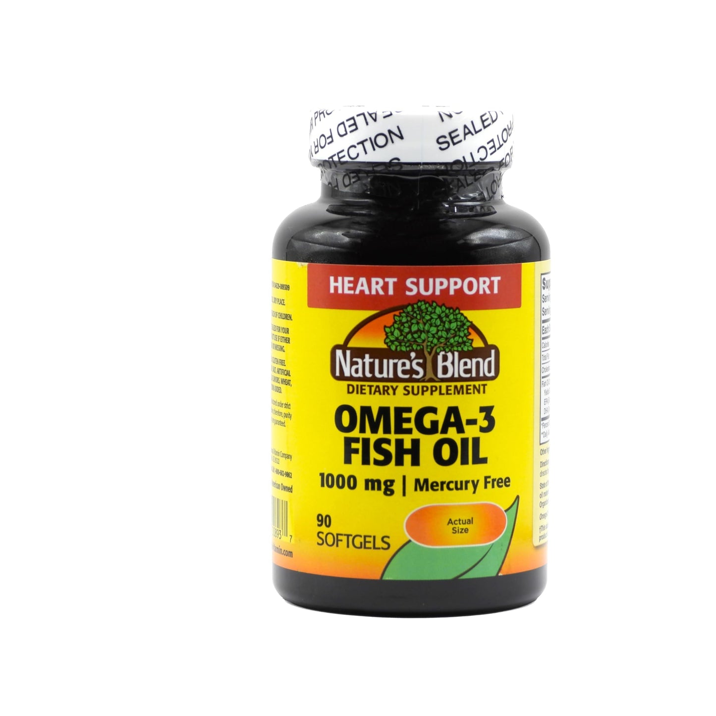 Nature's Blend Omega 3 Fish Oil 1000 Mg Softgels
