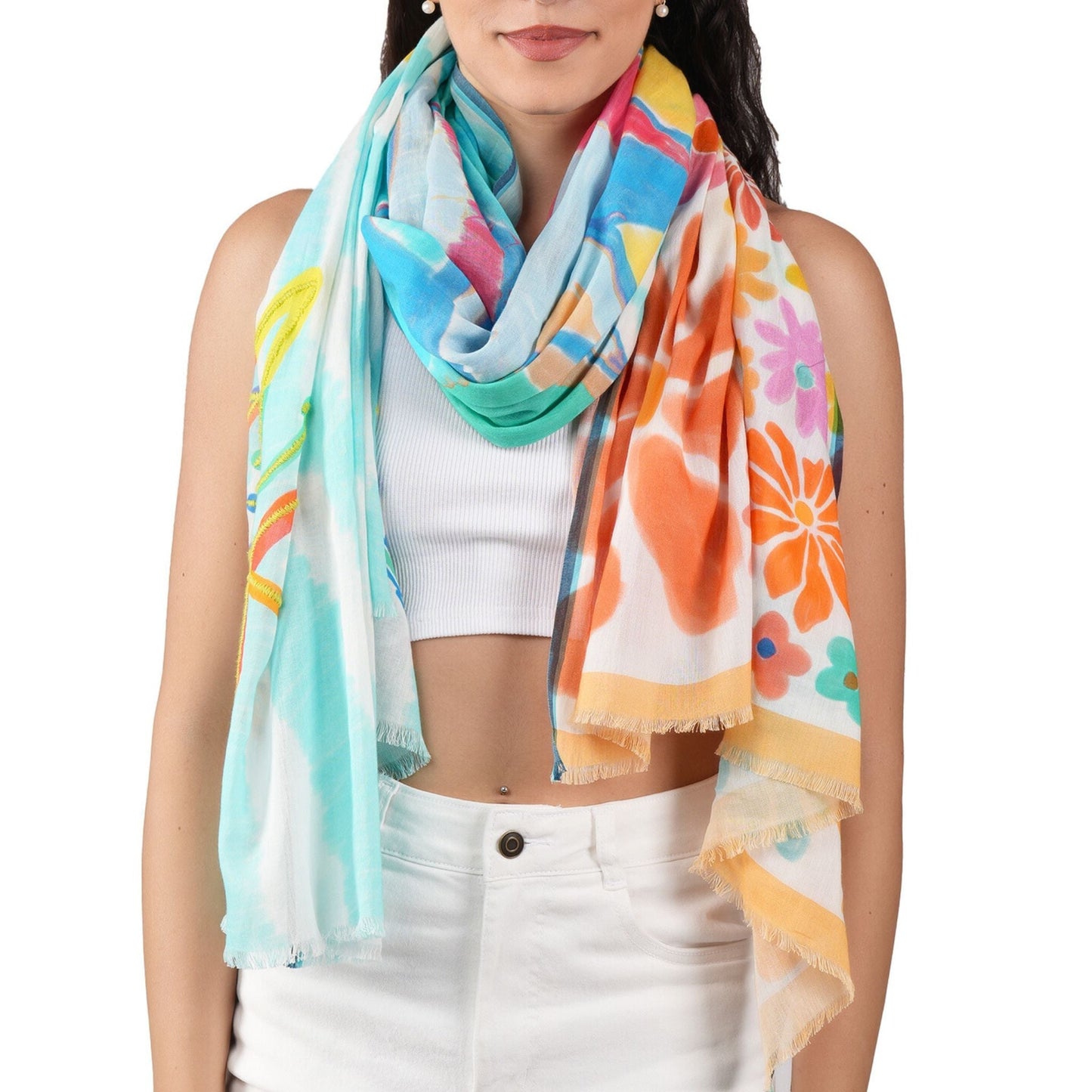Summer Vibes Scarf - Aquamarine