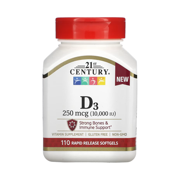 21st Century Ultra Strength D3-10, 000 IU, Tablets