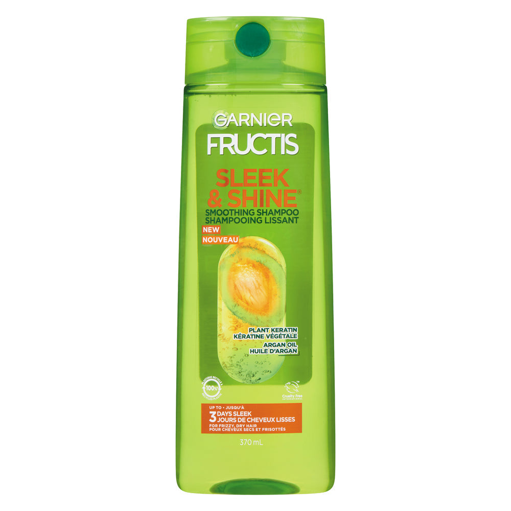 Fructis Garnier Sleek & Shine Shampoo For Dry & Frizzy Hair, 13 Fl Oz