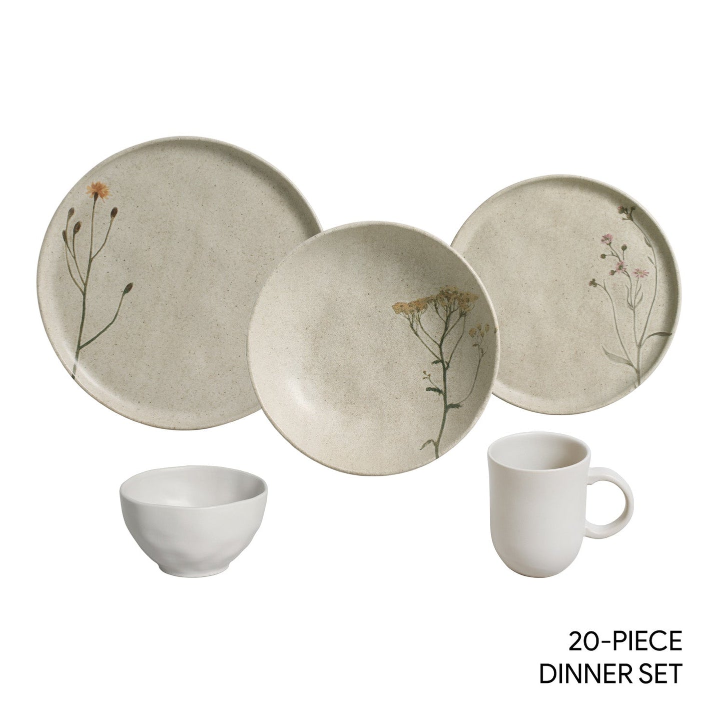 20 Pc. Dinnerware Set