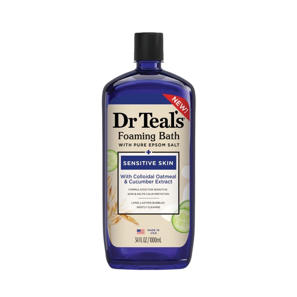 Dr Teal's Pure Espom Salt Sensitive Skin With Colloidal Oatmeal & Cucumber Extract