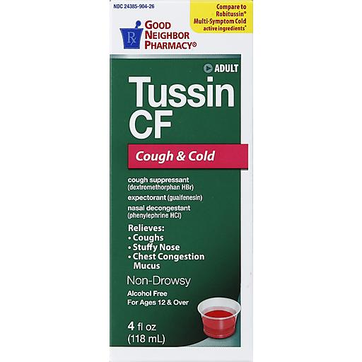Good Neighbor Pharmacy Gnp Tussin Cf Pe