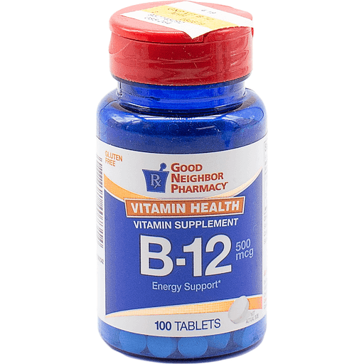 Good Neighbor Pharmacy GNP Vitamin B-12 500 Mcg, 100 Tabs