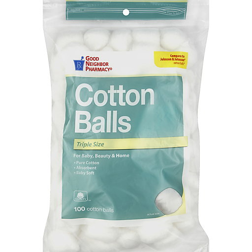 U S Cotton,llc/gnp GNP Cotton Ball Triple Size 100