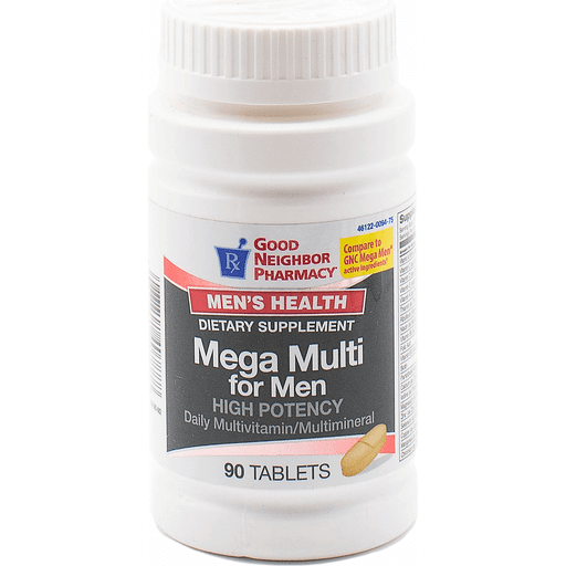 Good Neighbor Pharmacy GNP Mega Multi For Men, 90 Tablets