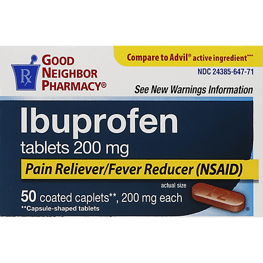 Good Neighbor Pharmacy GNP Ibuprofen 200 Mg 50 Caplets